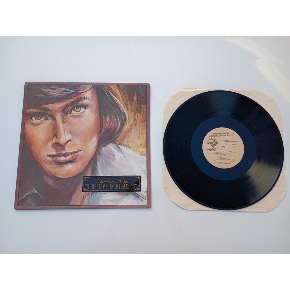 Frankie Bush – I Believe In Miracles LP 1983 Bushsongs Gospel 33 RPM